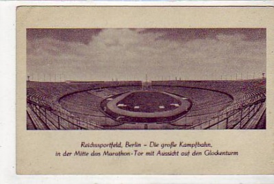 Berlin , Reichssportfeld Kampfbahn Stadion Luftbild