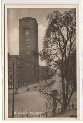 Stuttgart , Bahnhof 1931