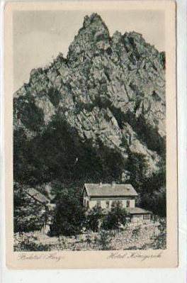 Thale im Harz Bodethal Hotel Königsruh ca 1930