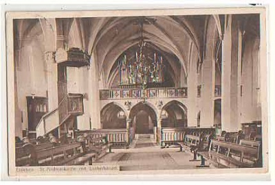 Eisleben Kirche von innen 1917