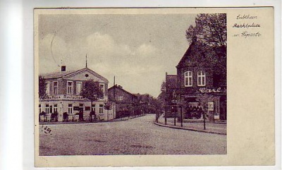 Lübtheen in Mecklenburg Markt und Gipsstrasse 1939