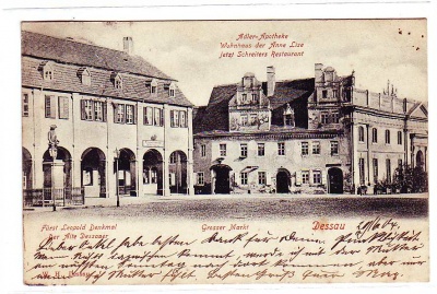 Dessau Markt 1904