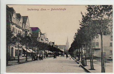 Senftenberg Niederlausitz Straße ca 1920