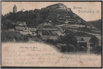 Gruß aus Freyburg 1903