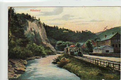 Rübeland im Harz mit Kleinbahn 1922