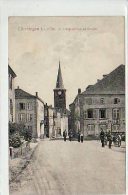Lörchingen Lothringen Frankreich Leopold-Vallet-Straße 1915