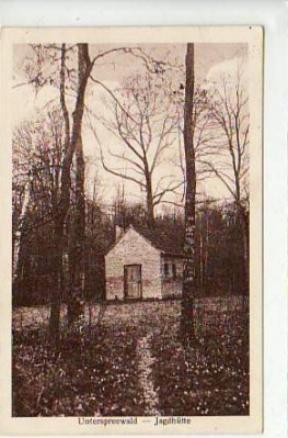 Schlepzig im Spreewald Jagdhütte 1930