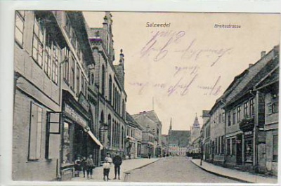 Salzwedel in der Altmark Breitestraße 1912