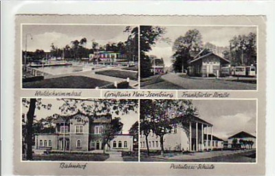 Neu-Isenburg mit Bahnhof 1958