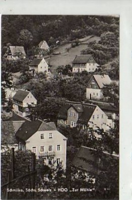 Schmilka bei Bad Schandau HOG Zur Mühle 1965