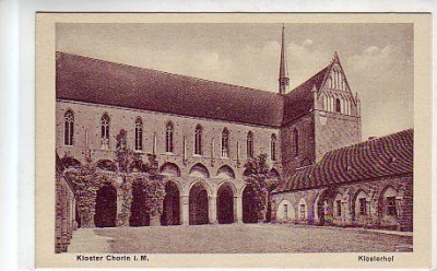 Kloster Chorin , alte Ansichtskarten vor 1945