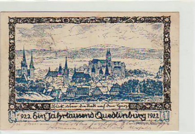 Quedlinburg Harz Anlaß 1922