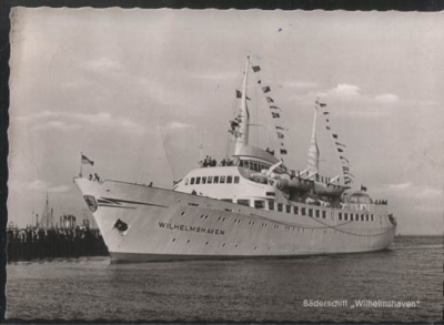 Wilhelmshaven Bäderschiff 1964