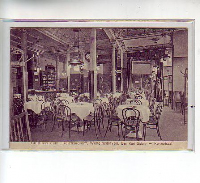 Wilhelmshaven Cafe Gasthaus Reichsadler 1916