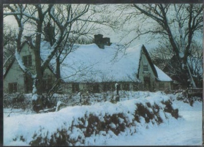 Sylt Winterlicher Abend in Keitum 1985