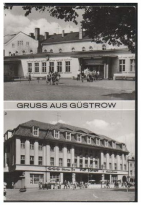 Gruss aus Güstrow Hotel Stadt Güstrow 1978