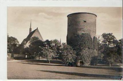 Salzwedel in der Altmark Burgturm Foto Karte 1926