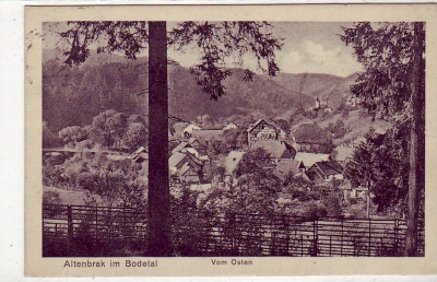 Altenbrak im Harz von Osten 1921