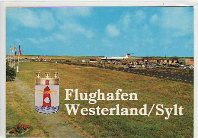 Sylt Westerland Flughafen ca 1980