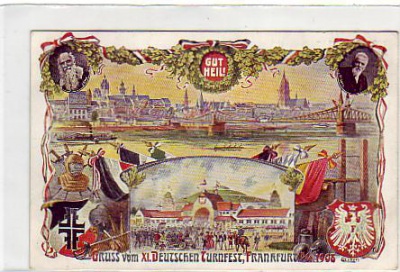 Frankfurt am Main , Turnen,Turnfest 1908