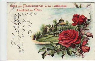 Frankfurt am Main Ausstellungsplatz Horsthausstraße 1901