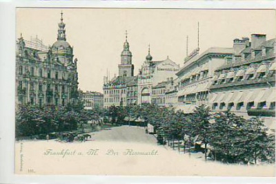 Frankfurt am Main Der Rossmarkt ca 1900