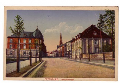 Offenburg Hauptstrasse 1918