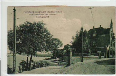 Duisburg Homberg Essenberg Restaurant Hessels 1920