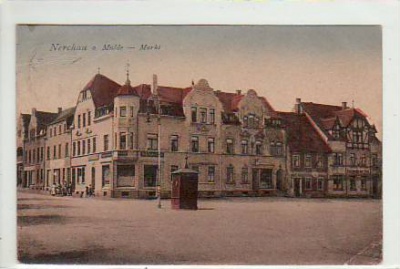 Nerchau Mulde bei Grimma Markt 1928