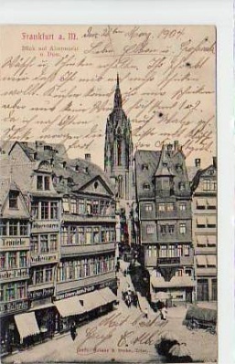 Frankfurt am Main Altermarkt 1904