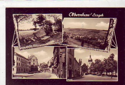Olbernhau im Erzgebirge 4 Bilder 1963