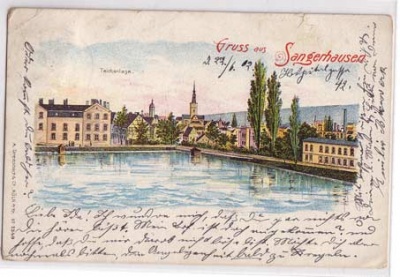 Sangerhausen Litho 1902