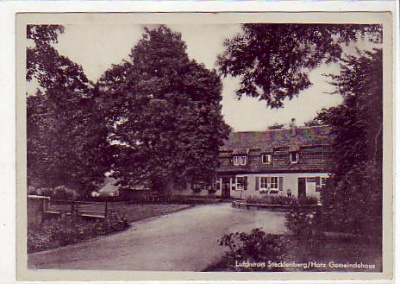 Stecklenberg Harz Gemeindehaus 1953