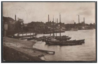 Wittenberge Am Hafen ca 1920