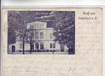 Frankfurt an der Oder Theater 1900