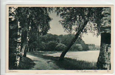 Waren an der Müritz mit Landpoststempel 1931