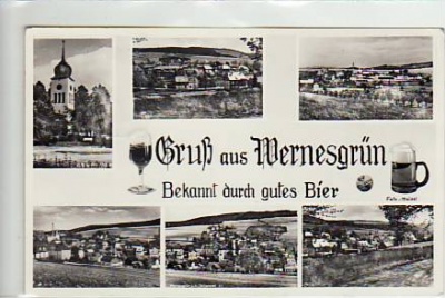 Wernesgrün Vogtland Bier 1960