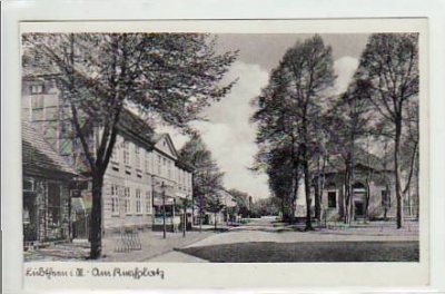 Lübtheen in Mecklenburg Kirchplatz ca 1935