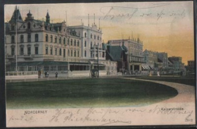 Norderney Kaiserstrasse 1906