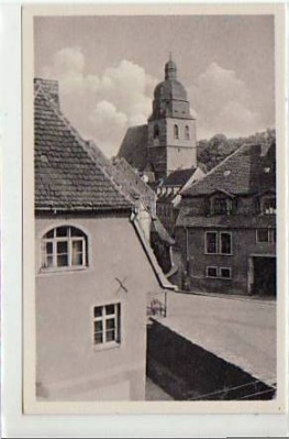 Lutherstadt Eisleben mit Peterkirche ca 1945