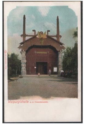 Thale Walpurishalle Hexentanzplatz vor 1907