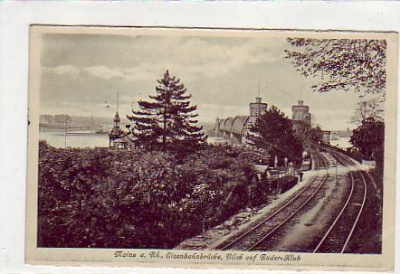 Mainz Eisenbahnbrücke Feldpost 1916