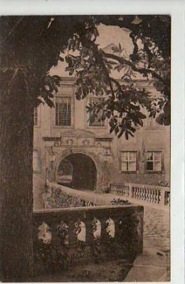 Schloß Weesenstein Eingang ca 1910