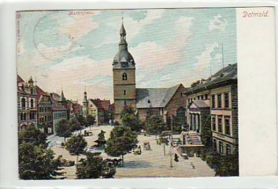 Detmold Teutoburger Wald  Marktplatz 1906