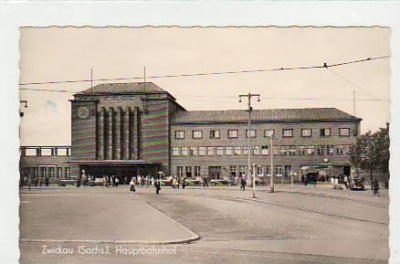 Zwickau Bahnhof 1957