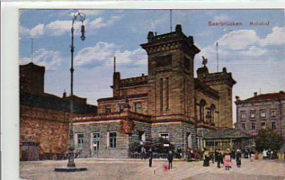 Saarbrücken Bahnhof ca 1910