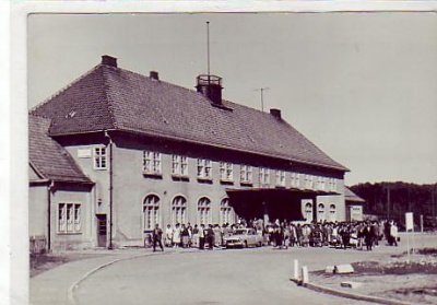 Binz Rügen Bahnhof Foto ca 1965