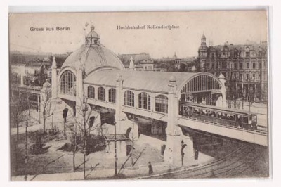 Berlin Charlottenburg  Hochbahn Bahnhof Nollendorfplatz 1908