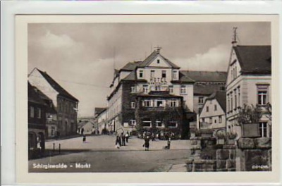 Schirgiswalde Oberlausitz Markt 1955