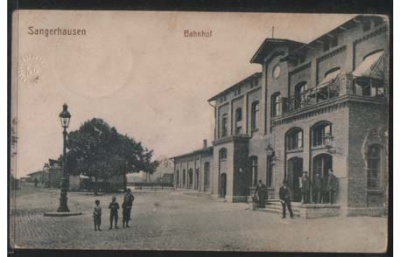 Sangerhausen Bahnhof 1915